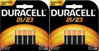 8 Duracell Duralock 21/23 12V Alkaline Batteries MN21B4 8LR50 A23 MN21