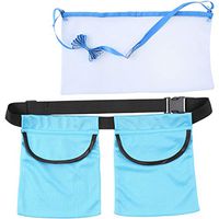 Adjustable Mastectomy Drain Holder Drainage Pouch with Shower Bag for Breast Surgery Mastectomy Breast Reduction Augmentation Post-Surgery Recovery Support Patient Care Kit (Blue)