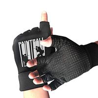 Men Women Retro 1970â€™s Style Paintball Players Silhouette1 Copper Arthritis Gloves for Arthritis & Carpal Tunnel Pain Relief