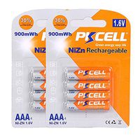 Ni-Zn 900mWh 1.6V AAA Battery Rechargeable Battery 8Pcs