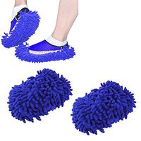 Home Mop Sweep Floor Cleaning Duster Cloth Housework Soft Slipper SY (1 Pairs)