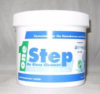 CentralBrewShop 1Step-8oz-NR One Step 8 oz. - No Rinse Cleaner/Sanitizer for Home Brewing Beer and Wine Making