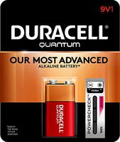 Duracell - Quantum 9V Alkaline Batteries - Long Lasting, All-Purpose 9 Volt Battery for Household and Business - 1 Count