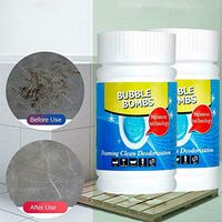 Bubble Bombs - Foaming Clean Deodorization - Magic Quick Foaming Washing Machine Sink Pipeline Dredge Agent Toilet Cleaner Quality 1 Bottle (280g)