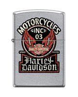 Zippo Harley-Davidson Motorcycles Street Pocket Lighter, Chrome