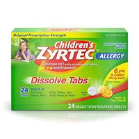 Zyrtec Children's Allergy Orally Disintegrating - 24 Tablets, Pack of 2