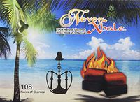 108 Pieces NeverXhale 100% Natural Coconut Charcoal for Hookah Shisha