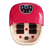 ZJⓇ Foot tub Six-Wheel Roller Massage Foot Bath, Electric Heated Foot Bath Vibration Massage and Effervescent Bubbles **
