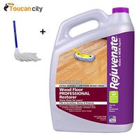 Rejuvenate 128 oz. Professional Satin Finish Wood Floor Restorer RJ128PROFS and Toucan City String Mop