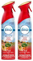 Febreze Air Effects - Fresh-Pressed Apple - Holiday Collection 2016 - Net Wt. 9.7 OZ (275 g) Per Can - Pack of 2