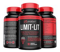 Limit-LIT Extra Strength Brain Support Enhancement Supplement - Memory, Energy, Focus, Mood & Clarity Nootropic Formula Pills w/L-Citrulline, Ashwagandha, B12, Rhodiola Rosea, Lion's Mane Mushroom +
