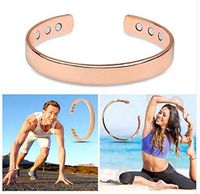 Magnetic Copper Bracelet Healing Bio Therapy Arthritis Pain Relief Bangle Cuff Magnetic Therapy Bracelet for Women
