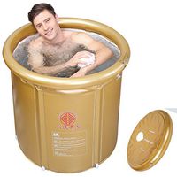 Sunhai& Foldable bathtub adult inflatable family bath tub ( Size : Large )