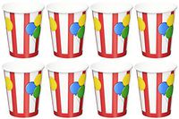 Creative Converting Circus Time Hot or Cold Beverage Cups, 8-Count