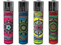4 Clipper Mandala 2 Limited Edition Refillable Lighters