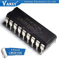 5PCS LM3915N-1 DIP18 LM3915-1 DIP LM3915N LM3915 DIP-18 New and Original IC