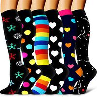 Copper Compression Socks Women and Men-Best for Running,Athletic,Varicose Veins,Nursing,Hiking,Recovery & Flight Socks