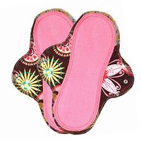 Lunapads Organic Cotton Mini Pantyliners, Cocoa Kaleidoscope