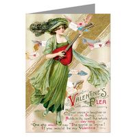 Song in your Heart Vintage Valentines Day Note Cards