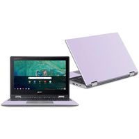 MightySkins Skin Compatible with Acer Chromebook Spin 11" CP311 - Solid Lilac | Protective, Durable, and Unique Vinyl Decal wrap Cover | Easy to Apply, Remove, and Change Styles | Made in The USA