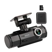 Dash Cam with Night Vision, XQCK Car Dashboard Camera 1080P FHD Driving Recorder Wide Angle, GPS Track Playback, G-Sensor, Loop Recording, Motion Detection, Parking Monitor,16G TF Card