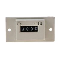 Electromagnetic Counter,CSK4-YKW 4 Digit Electromagnetic Counter AC 110V / AC 220V / DC 24V(AC220V)