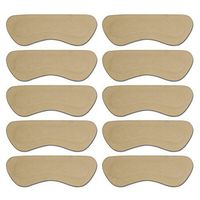 YRS Leather Back of Heel Cushion Heel Grips Cushion Beige/Self-Adhesive/10 PCS