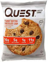 Quest Nutrition Peanut Butter Chocolate Chip Protein Cookie, High Protein, Low Carb, Gluten Free, 12 Count Per Box
