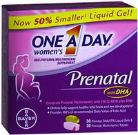 One-A-Day Women's Prenatal Tablets and Liquid Gels 60 Each (Pack of 3)