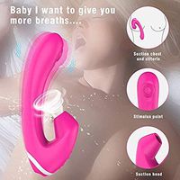 LOKJHGClitorial Sucking Vibrate Multi Speed Clitorial Sucking Toy for Women Adullt Toys with Multi Vibration - Medical Silicone,USB Rechargeable,Powerful Quiet Sucking Toys
