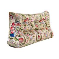 Qi Peng Mat Cushion-Bedside Triangle Cushion Bed Large Cushion Pillow Lumbar Pillow Sofa Back Protect The Waist Soft and Comfortable-PP Cotton Light Print-7Size -\# (Size : 100cm)