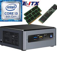 Intel NUC8I3BEH 8th Gen Core i3 System, 8GB Dual Channel DDR4, 240GB M.2 SSD, NO OS, Pre-Assembled and Tested by E-ITX