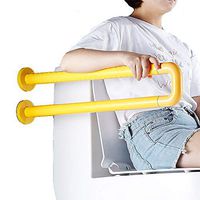 XIHAA Toilet Support Medical Safety Toilet Grab Bar,Grab Rail Wall Mount Toilet Handrails Disabled Shower Safety Bars Bathtub Grab Bar for Elderly,Yellow