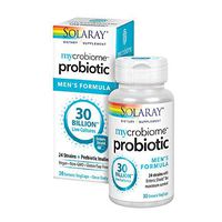 Solaray Mycrobiome Probiotic Men's Formula One Daily 30 Billion Supplements, 30 Count
