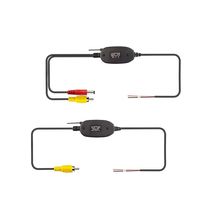 CarThree 2.4G Wireless Color Video Transmitter and Receiver Kit for Car Rear View Reverse Camera Vehicle Backup Dash CAM Front Car Camera