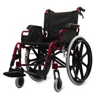 Wheelchair Medical Equipment Hand Push Ultra-Light Aluminum Alloy Folding Multi-Function Elderly Disabled Portable Travel Scooter Walker Assist Devices