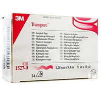 3M Health Care 1527-0 Surgical Tape, ½" x 10 yd. Size, Clear (Pack of 240)