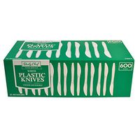 Daily Chef White Plastic Knifes, 600 Count