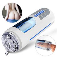 Masturbrators for Toy Men Deep Throat Su^cki^ng O^r^al Cup Vibrating Ma^st^rba^tor Cup Aircraft Cup Man Toy Hands Free Underwear Device for Men Tshirt Male Masturbation