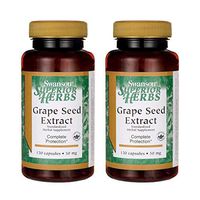 Swanson Grape Seed Extract (Standardized) 50 Milligrams 120 Capsules (2 Pack)