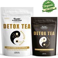 Everlong Detox Tea V2.0 - Enhanced 28 Day Ultimate Teatox(Morning Boost & Night Cleanse)-Burn Fat, Reduce Bloating, Accelerate Weight Loss-Comprehensive Solution to Regenerate Your Body In Natural Way