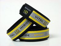 Sports Vital / Medical ID Adjustable Bracelet ~Personal ID ~ Yellow