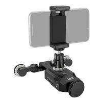 Zecti Camera Slider Dolly Rolling Slider Dolly Car Skater Video Track Remote Control 10 Speed Weight Up to 6kg Adjustable Chargeable Mini Slider for Canon Nikon Sony DSLR Camera IOS Android Smartphone