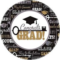 Key To Success Plates | Party Favor | Pack of 60