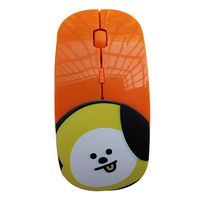 Youyouchard Kpop BTS Wireless Mouse Slim Silent Travel Cordless Mice with USB Receiver, Optical Wireless Mouse Compatible with Laptop, Notebook, PC, Computer(CHIMMY)