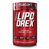 iSatori Lipo-Drex Fast Acting Total Body Fat Loss Thermogenic Formula - Focus Blend - Fat Burner For Health And Fitness - Muscle Maintenance And Appetite Control - 60 Capsules
