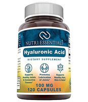 Nutri Essentials Hyaluronic Acid Capsules, 100 mg, 120 Count