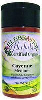 Celebration Herbals, Cayenne Medium Organic 60 G