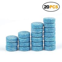 YUTALOW Car Windshield Glass Cleaning Tablets,Multifunctional Effervescent Spray Cleaner Cleaning Tool Compact Effervescent Tablets,Window Cleaner Floor kitchenware Cleaning Pill-20PCS
