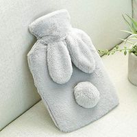 Myzixuan Water Injection hot Water Bag Winter Warm PVC Anti-Leakage Warm Hand bao Plush hot Water Bag